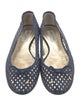 Jimmy Choo Leather Lasercut Accents Flats