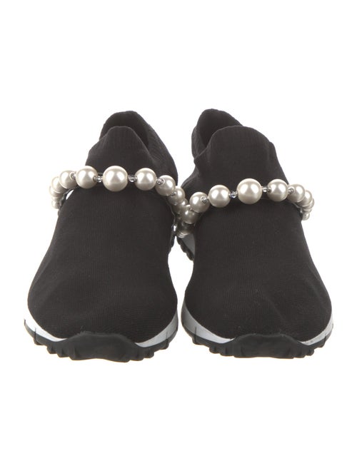 Jimmy Choo Crystal Embellishments Sock Sneakers