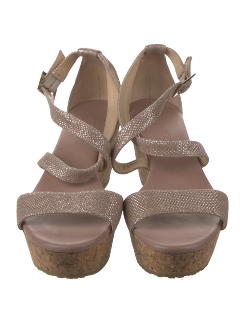 Jimmy Choo Glitter Accents Sandals