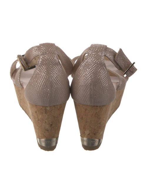 Jimmy Choo Glitter Accents Sandals