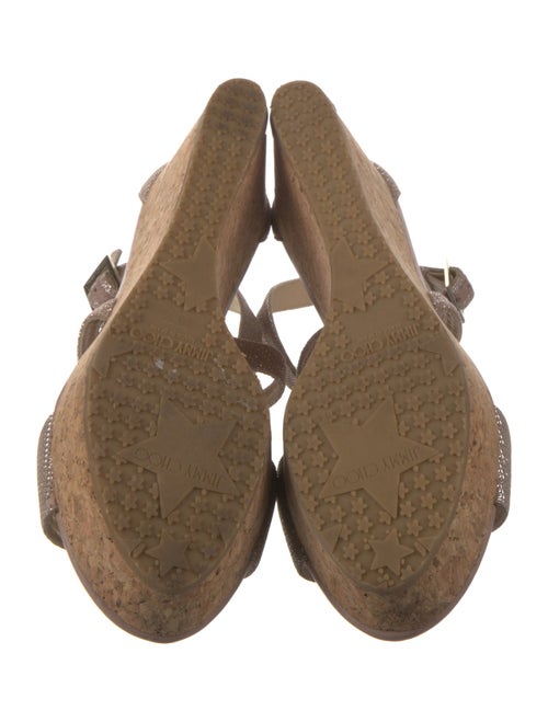 Jimmy Choo Glitter Accents Sandals