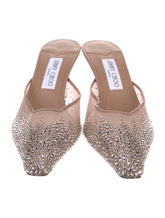 Jimmy Choo Crystal Mules