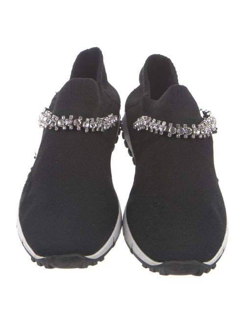 Jimmy Choo Crystal Embellishments Sneakers