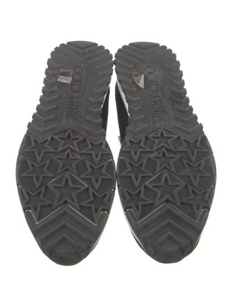 Jimmy Choo Crystal Embellishments Sneakers