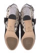 Jimmy Choo Suede Animal Print Mules