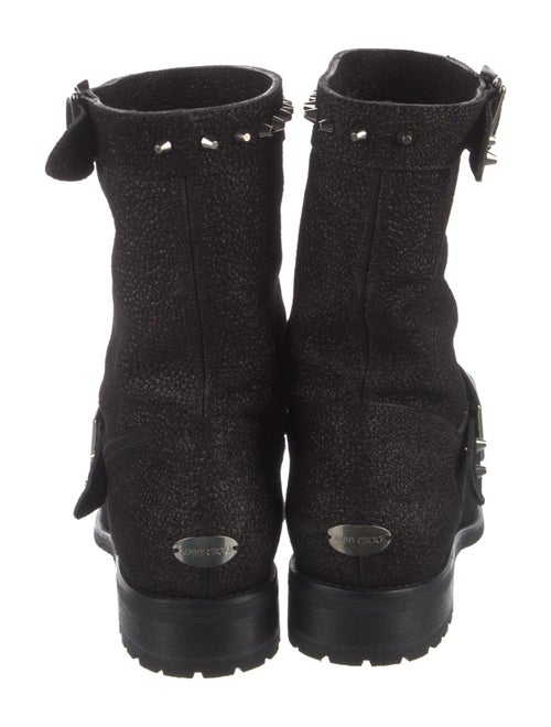 Jimmy Choo Leather Moto Boots