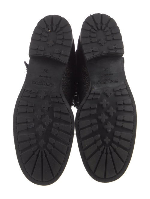 Jimmy Choo Leather Moto Boots