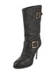 Jimmy Choo Leather Moto Boots