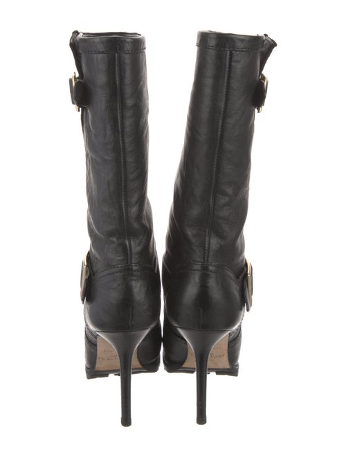 Jimmy Choo Leather Moto Boots
