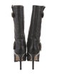 Jimmy Choo Leather Moto Boots