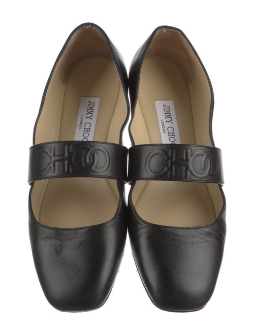 Jimmy Choo Leather Mary Jane Flats