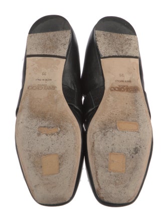 Jimmy Choo Leather Mary Jane Flats