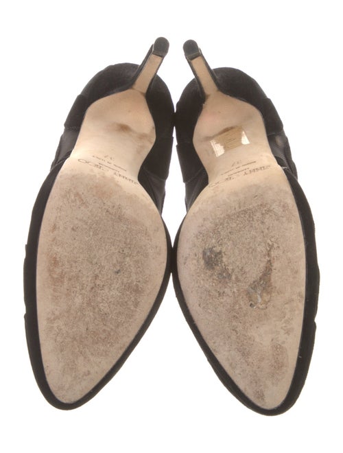 Jimmy Choo Suede Mesh Accents D'Orsay Pumps