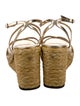 Jimmy Choo Straw Espadrilles