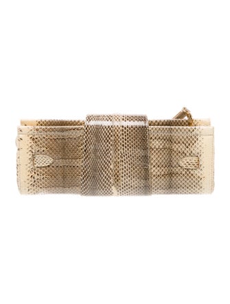 Jimmy Choo Snakeskin Clutch