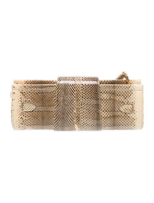Jimmy Choo Snakeskin Clutch