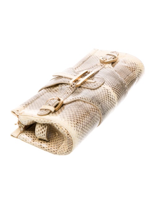 Jimmy Choo Snakeskin Clutch