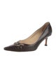 Jimmy Choo Embossed Leather Pumps