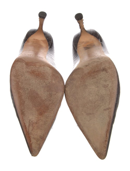 Jimmy Choo Embossed Leather Pumps