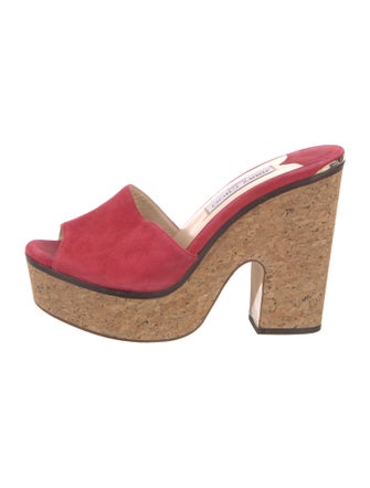 Jimmy Choo Suede Slides