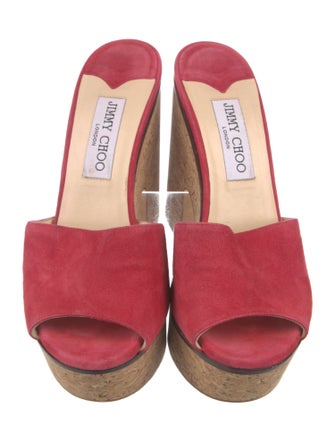 Jimmy Choo Suede Slides