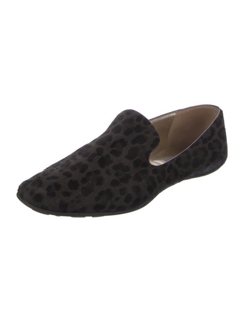 Jimmy Choo Ponyhair Animal Print Loafers