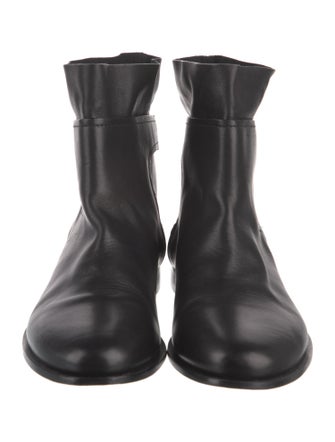 Jimmy Choo Leather Moto Boots