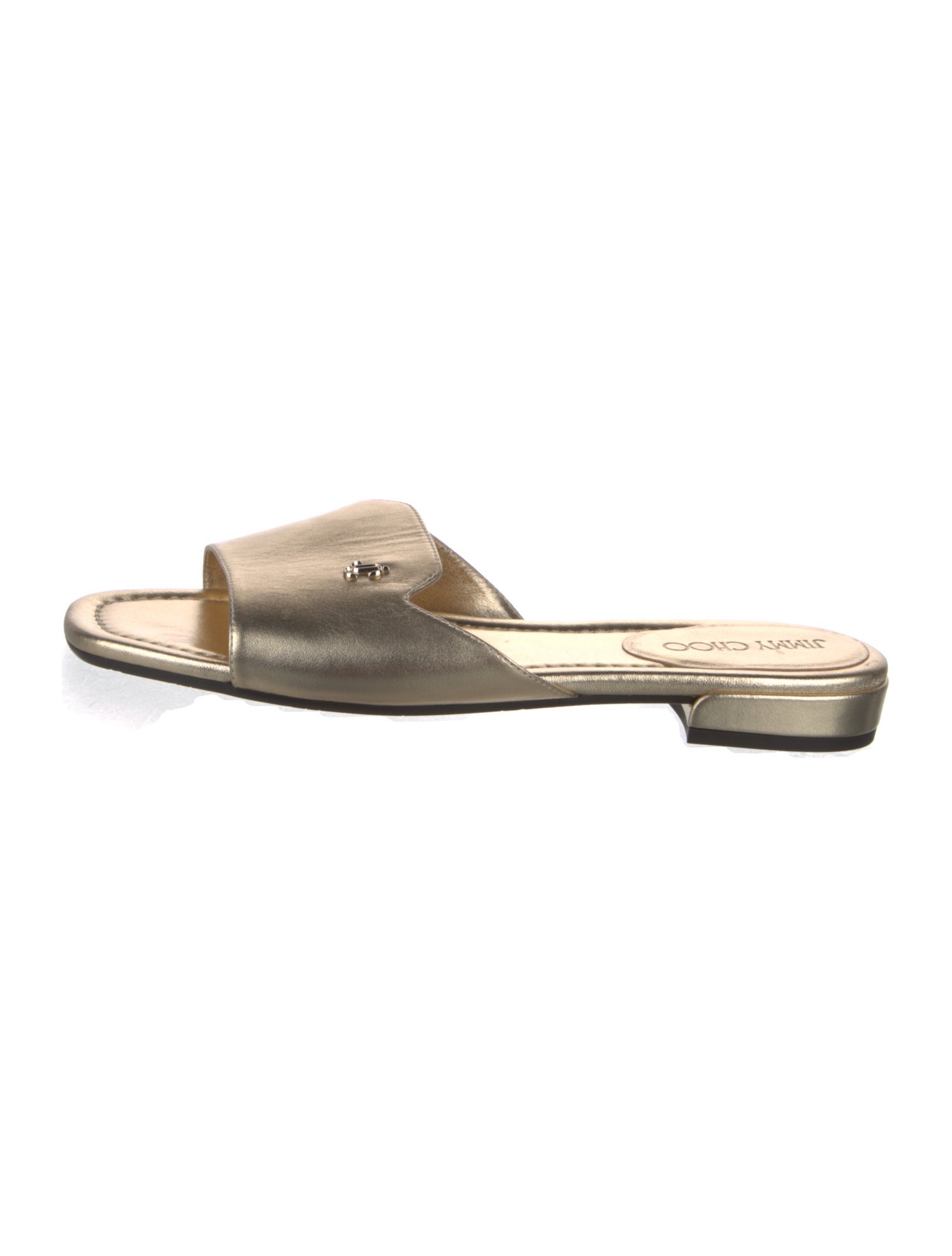 Jimmy Choo Leather Slides