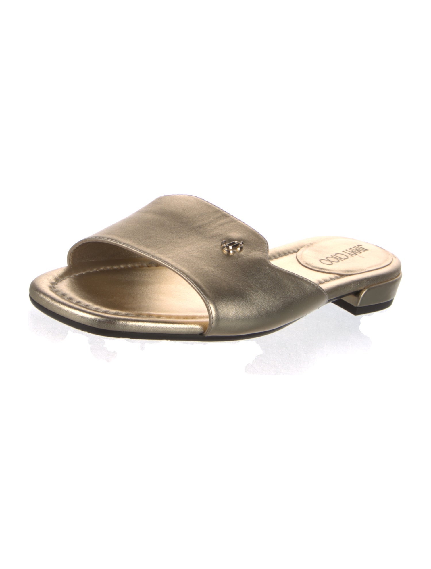 Jimmy Choo Leather Slides