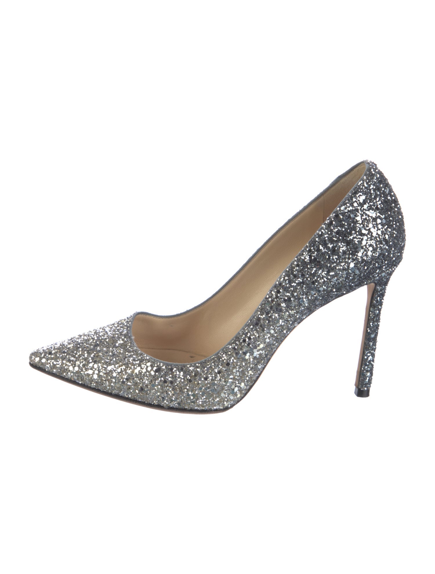 Jimmy Choo Glitter Glitter Accents Pumps