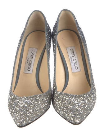 Jimmy Choo Glitter Glitter Accents Pumps