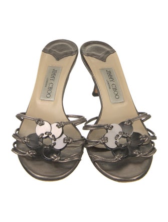 Jimmy Choo Leather Slides