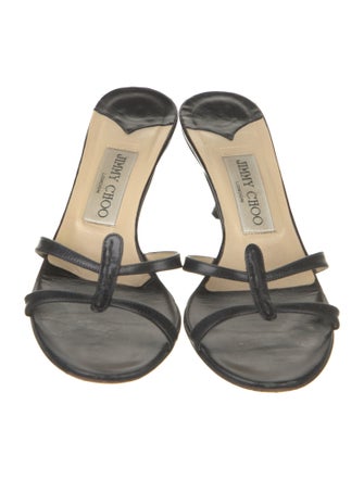 Jimmy Choo Leather Slides