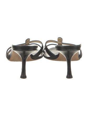 Jimmy Choo Leather Slides