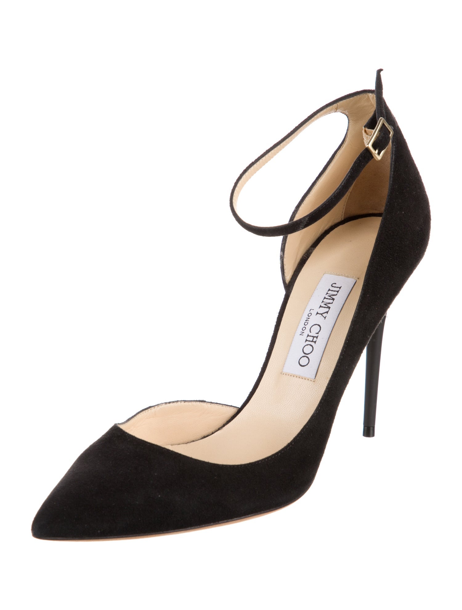 Jimmy Choo Suede D'Orsay Pumps