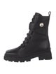 Jimmy Choo Rockstud Accents Leather Combat Boots
