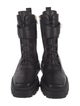 Jimmy Choo Rockstud Accents Leather Combat Boots