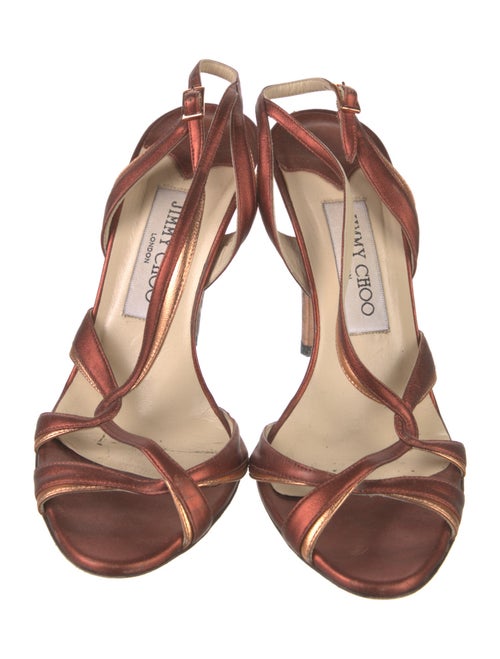 Jimmy Choo Leather Slingback Pumps