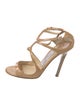 Jimmy Choo Patent Leather T-Strap Sandals