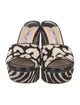 Jimmy Choo Ponyhair Printed Mules