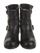 Jimmy Choo Leather Moto Boots