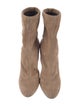 Jimmy Choo Suede Crystal Embellishments Sock Boots