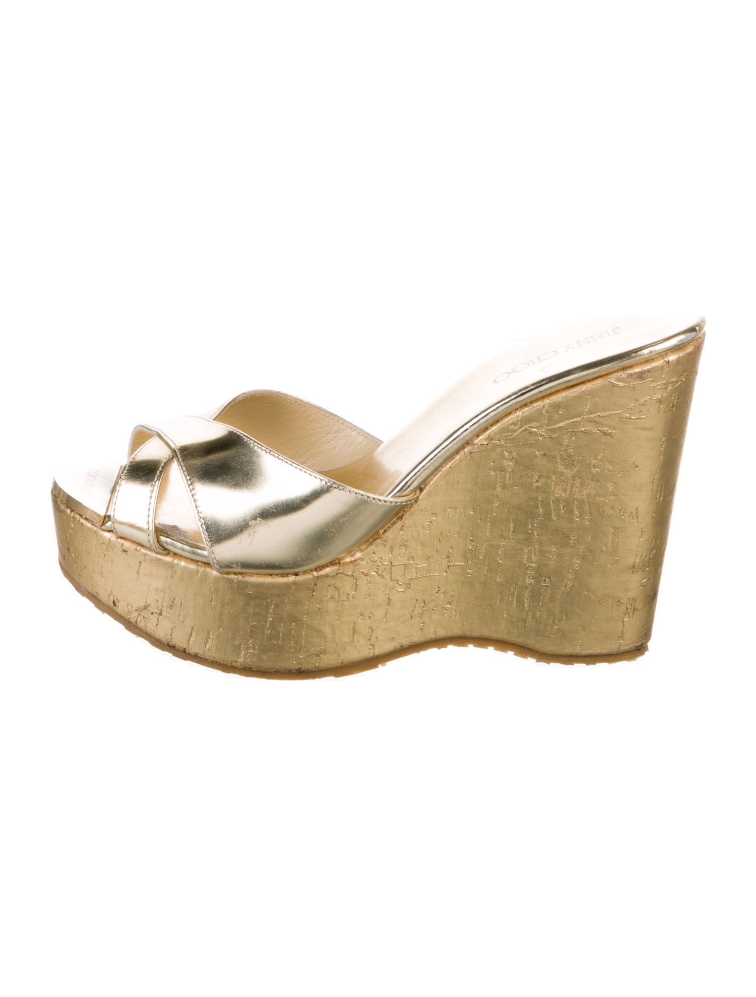 Jimmy Choo Leather Slides