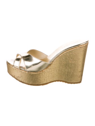 Jimmy Choo Leather Slides