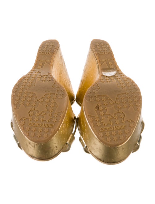 Jimmy Choo Leather Slides