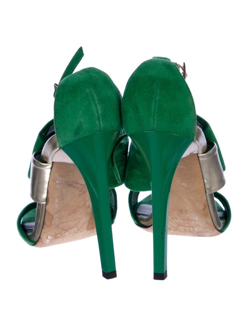 Jimmy Choo Suede Slingback Sandals