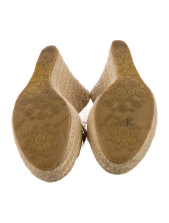 Jimmy Choo Patent Leather Animal Print Espadrilles