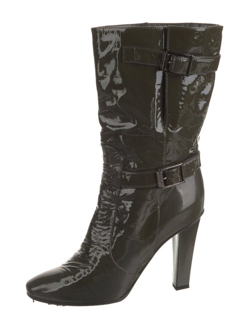 Jimmy Choo Patent Leather Combat Boots