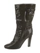 Jimmy Choo Patent Leather Combat Boots