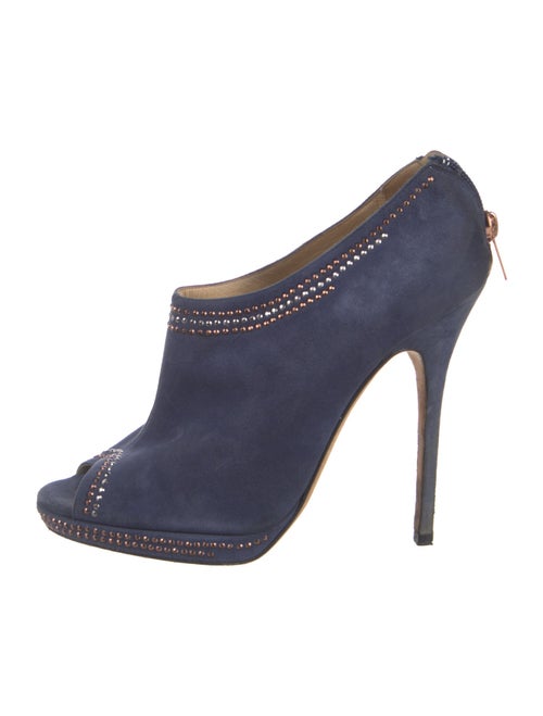 Jimmy Choo Suede Studded Accents Pumps